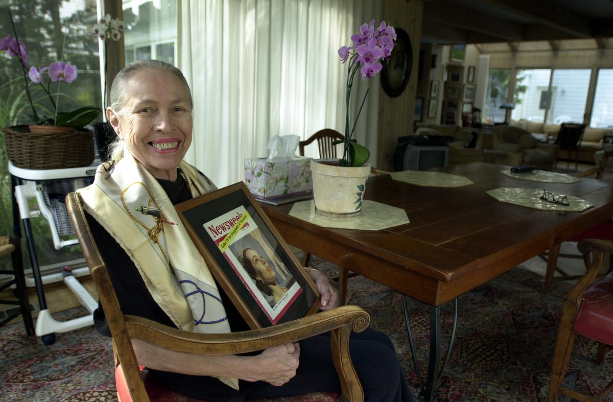 Tallchief in her Chicago area home in Highland Park in 2003. The influential ballerina died in 2013.