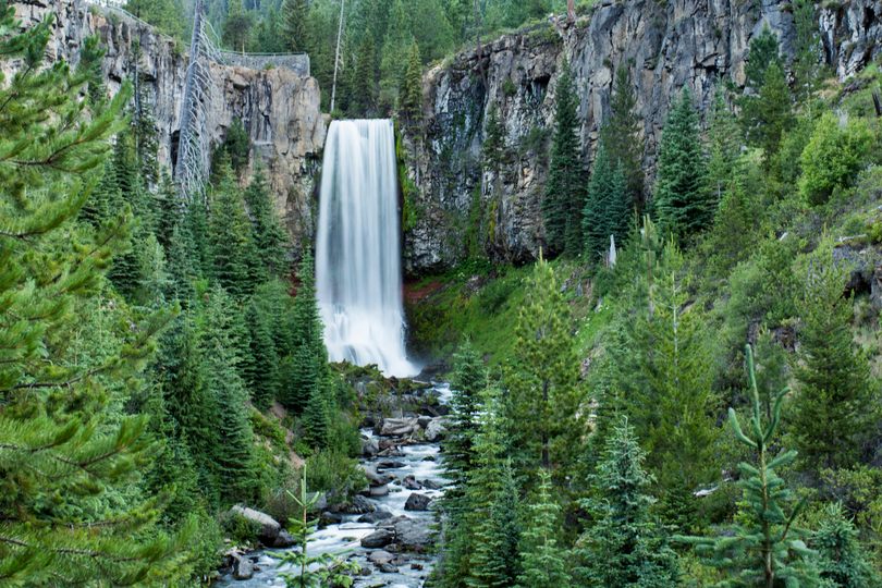 Tumalo Falls.