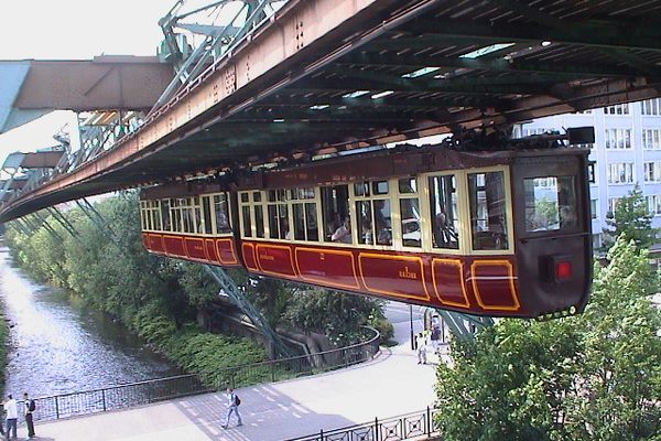 The Wuppertal "kaiserwagen" which once carried the German Emperor.